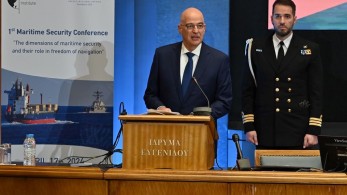 Στο 1ο Συνέδριο Θαλάσσιας Ασφάλειας ο Νίκος Δένδιας