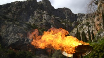 Το Ολυμπιακό Μουσείο Αθήνας έγινε μέρος του ταξιδιού της διαδρομής της Ολυμπιακής Λαμπαδηδρομίας
