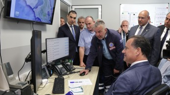 Επίσκεψη Γεωργιάδη στη Μυτιλήνη - Εγκαινιάστηκε το νέο κτήριο του ΕΚΑΒ