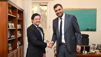Με τον υπουργό Επικοινωνίας του Λιβάνου συναντήθηκε ο Παύλος Μαρινάκης