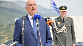 Ο Νίκος Δένδιας στην επέτειο μνήμης της σφαγής του Διστόμου