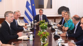 Συνάντηση Μητσοτάκη με τους νεοεκλεγέντες ευρωβουλευτές της Νέας Δημοκρατίας