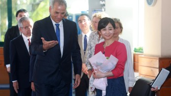 Η επίσκεψη της πριγκίπισσας Κάκο της Ιαπωνίας στον Πανελλήνιο - Τι είπε στα παιδιά