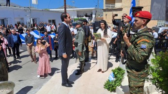 Ο Γιάννης Κεφαλογιάννης τίμησε σε εκδήλωση μνήμης τρεις Έλληνες σμηναγούς στον Μυλοπόταμο