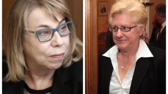 Δυο κυρίες στην κορυφή της Δικαιοσύνης