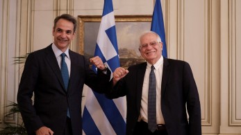 Αυστηρό μήνυμα Μητσοτάκη – Μπορέλ σε Τουρκία (pics)