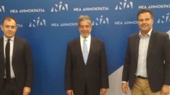 Επίσκεψη στα γραφεία της ΝΔ του επικεφαλής της διπλωματικής αποστολής της Παλαιστίνης στην Ελλάδα