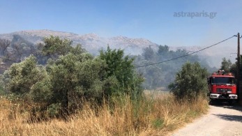 Μεγάλη φωτιά στη Χίο