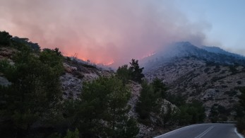 Φωτιά στα Ψαχνά Ευβοίας
