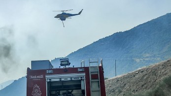 Φωτιά σε δασική έκταση στη Χίο - Μήνυμα του 112 στους κατοίκους της περιοχής Μετόχι