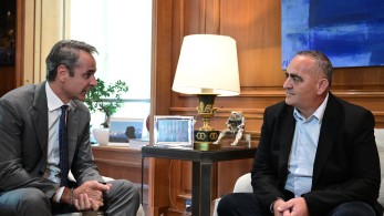 Συνάντηση Μητσοτάκη-Μπελέρη στο Μαξίμου: κανένας Έλληνας μόνος Συνάντηση Μητσοτάκη-Μπελέρη στο Μαξίμου: κανένας Έλληνας μόνος