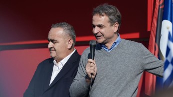 Συνάντηση Μητσοτάκη με Μπελέρη στο Μέγαρο Μαξίμου