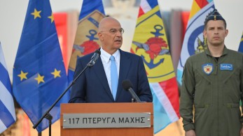 Δένδιας: Γιορτάζουμε το πέρασμα στην εποχή των F-35, της πιο σύγχρονης αεροπορικής πλατφόρμας σήμερα στον πλανήτη