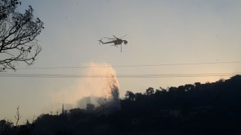 Νέα φωτιά στην Τερψιθέα Άνω Γλυφάδας