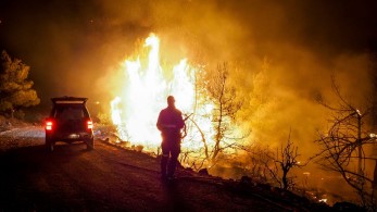 Φωτιά στην Τζια