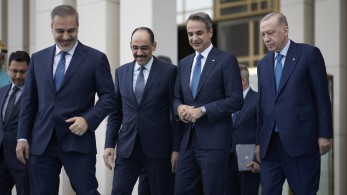 Ελληνοτουρκικά: διπλωματικό μπρα ντε φερ Μητσοτάκη - Ερντογάν με διευρυμένη ατζέντα και «κόκκινες γραμμές» Ελληνοτουρκικά: διπλωματικό μπρα ντε φερ Μητσοτάκη - Ερντογάν με διευρυμένη ατζέντα και «κόκκινες γραμμές»