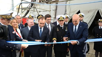 Νίκος Δένδιας για τη φρεγάτα «Νέαρχος»: Ένας ακόμη σημαντικός σταθμός για το Πολεμικό Ναυτικό και τις Ένοπλες Δυνάμεις μας