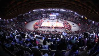 Ολυμπιακός: στο βοηθητικό του ΣΕΦ η προπόνηση, έσταζε νερά η οροφή