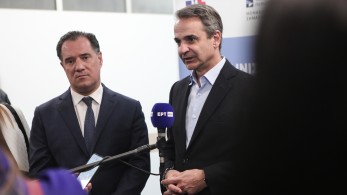 Στο Παίδων ο Κυριάκος Μητσοτάκης - Αυτοψία με τον Άδωνι Γεωργιάδη στην ανακαίνιση του νοσοκομείου