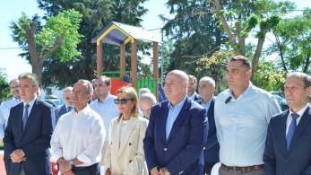 Καρδίτσα: αγιασμός στα νηπιαγωγεία του Παλαμά που επισκευάσθηκαν μετά τις ζημιές από τον «Daniel»