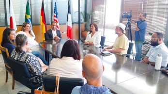 Επίσκεψη αντιπροσωπείας πολιτικών και επιχειρηματιών της Ινδίας στην Αρχαία Ολυμπία