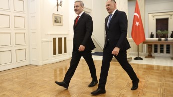 Συνάντηση Γεραπετρίτη με Φιντάν στο περιθώριο της Συνόδου του ΝΑΤΟ