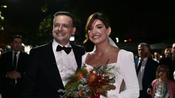 Παντρεύτηκε στη Θήβα ο δήμαρχος Αθηναίων Χάρης Δούκας με τη Γεωργία Πολυτάνου