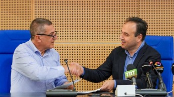 Δημήτρης Παπαστεργίου - Δημήτρης Κουρέτας: μνημόνιο συνεργασίας για την ψηφιακή μετάβαση της Θεσσαλίας