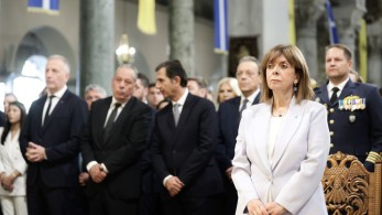 Κατερίνα Σακελλαροπούλου: Στη Θεσσαλονίκη για τη δοξολογία του Αγίου Δημητρίου