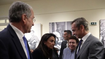 Νέα συνάντηση Μητσοτάκη-Σαμαρά στα εγκαίνια του «Σπιτιού του Ελύτη»