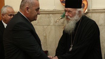 Στον Ιερώνυμο ο Φρέντι Μπελέρης: «Τον ευχαριστώ για την αμέριστη υποστήριξή του όταν ήμουν φυλακισμένος»