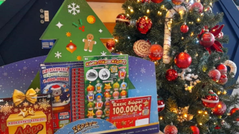 Χριστούγεννα στα καταστήματα ΟΠΑΠ με εορταστικά ΣΚΡΑΤΣ