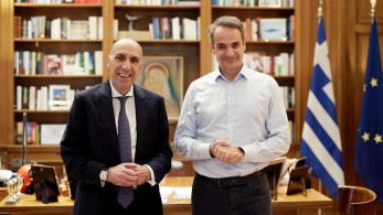 Συνάντηση Κυριάκου Μητσοτάκη-Γιάννη Μπρατάκου: στο επίκεντρο η επιχειρηματικότητα