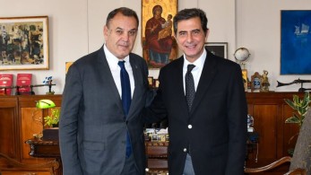 Συνάντηση Νίκου Παναγιωτόπουλου-Κώστα Γκιουλέκα: Απόλυτη προτεραιότητα η αποτελεσματική φύλαξη των συνόρων Συνάντηση Νίκου Παναγιωτόπουλου-Κώστα Γκιουλέκα: Απόλυτη προτεραιότητα η αποτελεσματική φύλαξη των συνόρων