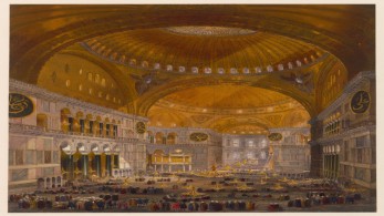 Στο φως τα υπόγεια της Αγίας Σοφίας [εικόνες & βίντεο]