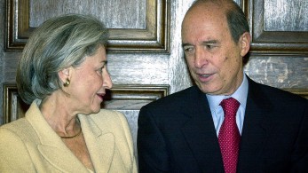 Κώστας Σημίτης για τη σύζυγό του Δάφνη: «Γίναμε δεμένο, ερωτευμένο  ζευγάρι»