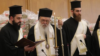 Τον αρχιεπίσκοπο Αλβανίας επισκέφθηκε στον Ευαγγελισμό ο αρχιεπίσκοπος Ιερώνυμος