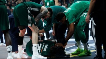 ΣΟΚ στο ΟΑΚΑ: σοβαρός τραυματισμός του Λεσόρ-«Μάλλον έσπασε το πόδι του» δήλωσε ο Αταμάν