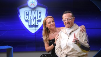 Backstage με τον Λευτέρη Πανταζή στο εορταστικό ΟΠΑΠ Game Time