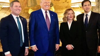 Τραμπ: θερμή συνάντηση με την Ιταλίδα πρωθυπουργό στο θέρετρο της Φλόριντα