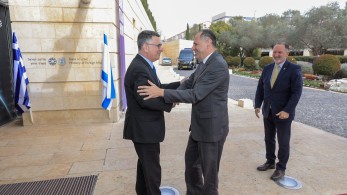Με τον ΥΠΕΞ του Ισραήλ συναντήθηκε ο Γιώργος Γεραπετρίτης