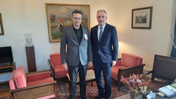 Συνάντηση Καλαφάτη με τον πρόεδρο του ΣΕΤΠΕ για τις μικρομεσαίες επιχειρήσεις τεχνολογίας