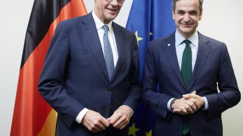 Η οικονομία στο επίκεντρο της συνάντησης Κυριάκου Μητσοτάκη με τον Friedrich Merz στο Βερολίνο