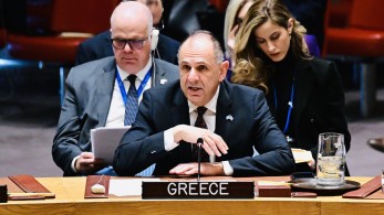 Γιώργος Γεραπετρίτης στον ΟΗΕ: Η ειρήνη μπορεί να είναι εφικτή στη Μέση Ανατολή Γιώργος Γεραπετρίτης στον ΟΗΕ: Η ειρήνη μπορεί να είναι εφικτή στη Μέση Ανατολή