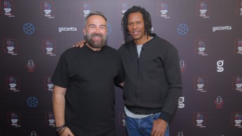 Ο Ντανιέλ Μπατίστα και ο Γρηγόρης Γκουντάρας σε ένα μοναδικό show στο Πάμε Στοίχημα Football Party by Gazzetta