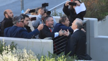 Ένταση στην Πινακοθήκη - Καταγγέλλουν παράνομη κράτηση του Παπαδόπουλου μετά τον βανδαλισμό