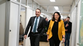 Στο υπουργείο Εργασίας ο Κυριάκος Μητσοτάκης (photos)