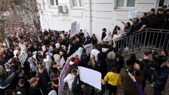 Βόρεια Μακεδονία: Επεισοδιακή η πορεία διαμαρτυρίας στην πόλη Κότσανι