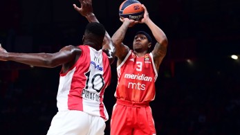 Ολυμπιακός: πλήρωσε το νωθρό ξεκίνημα και λύγισε από τον Ερυθρό Αστέρα στο ΣΕΦ με 73-81