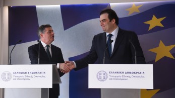 Συνάντηση Πιερρακάκη με πρόεδρο Eurogroup: Εμπιστοσύνη στις προοπτικές της ελληνικής οικονομίας